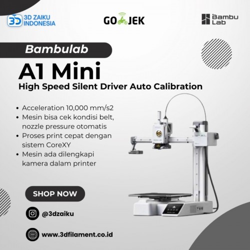 Bambulab A1 Mini High Speed Silent Driver Auto Calibration 3D Printer Linear Rail